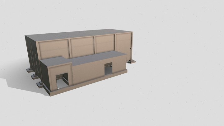 GALPON ELECNOR MAIPO T7 3D Model