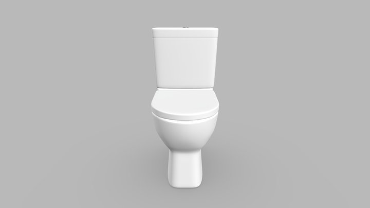 Toilet Suite Kohler Reach 5233A-0 3D Model
