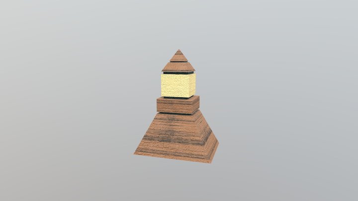 Spire Pyramid 3D Model