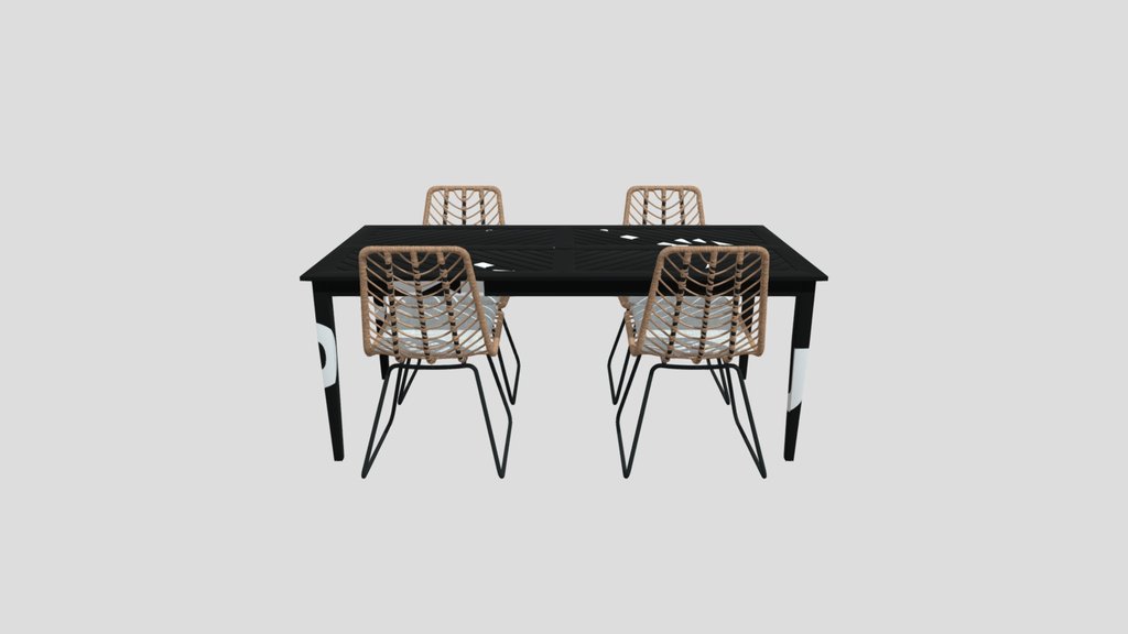 Chair Azlee Berrien Table Set