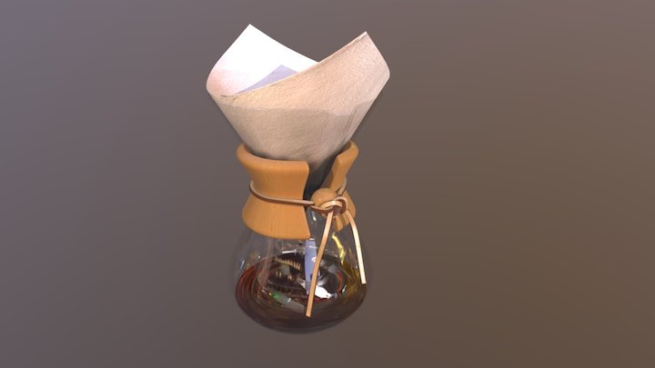 Chemex coffeemaker 3D Model
