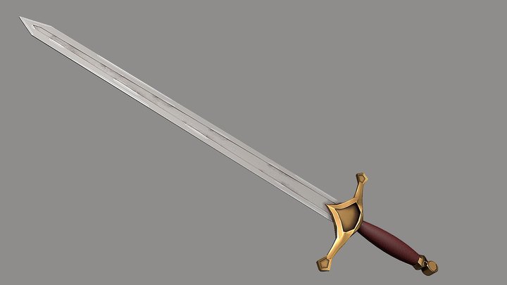 Soldier's Fortune - Sword 3D Model