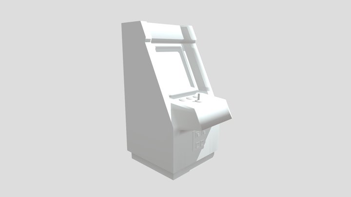 Arcade Cabinet Final 3D Model
