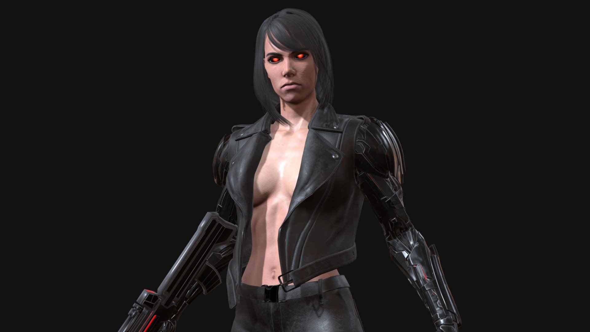 Terminator girl - Buy Royalty Free 3D model by dremorn [9ca97ac ...