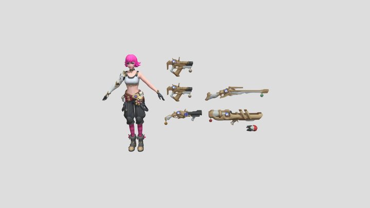 Beatrix - Dawnbreak Soldier 3D Model