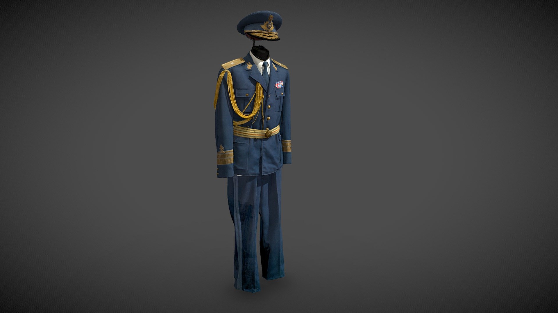 Model Military Uniform #1 - 3D Model By Archive RO_BG (@goshes ...