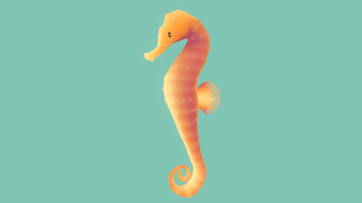 Seahorse v2 3D Model