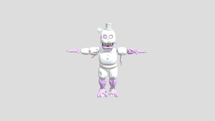 Nightmare Ignited freddy 3D Model