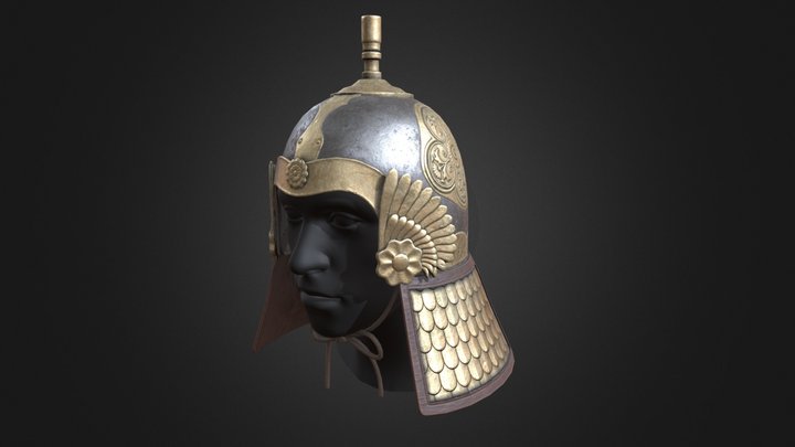 Procedural helmet test 13 – Modello 3D gratuito STL