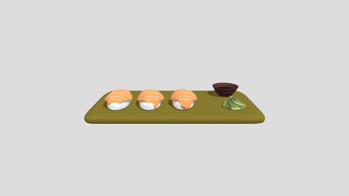 Sushi 3D Model