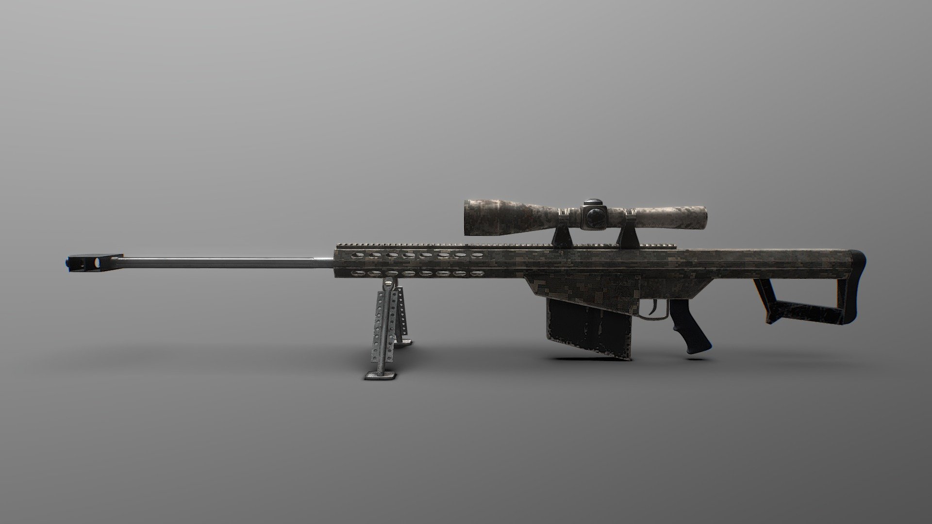 Barrett M82 - 3D model by Gabrieel_333 [9caf4c2] - Sketchfab