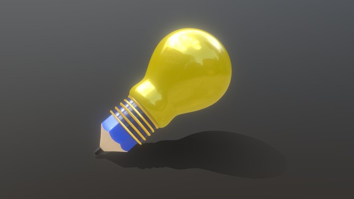 Sketchtoon-Bulb 3D Model