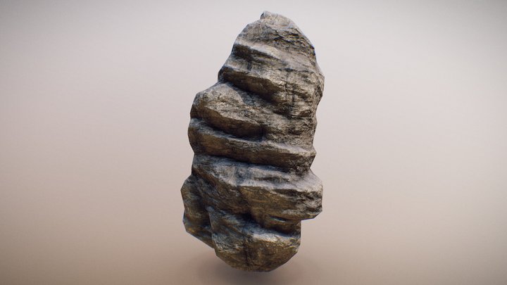 Metamorphic Rock - Game-Ready *UPDATED* 3D Model