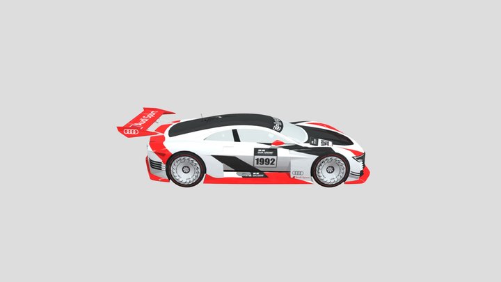 2018__audi_e-tron_vision_gran_turismo 3D Model