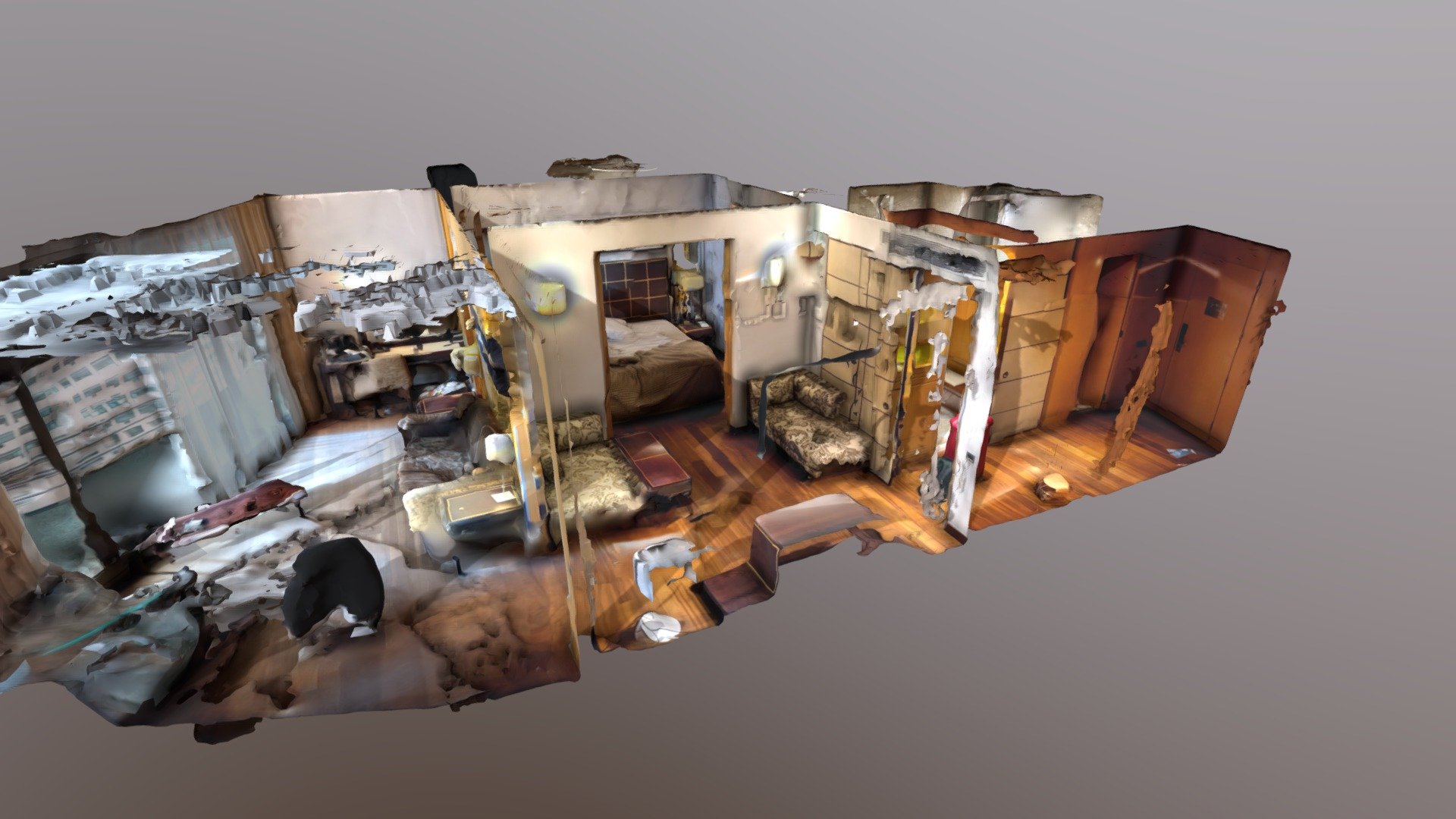Hotel suite Barcelona — Sketchfab embed 3D viewer