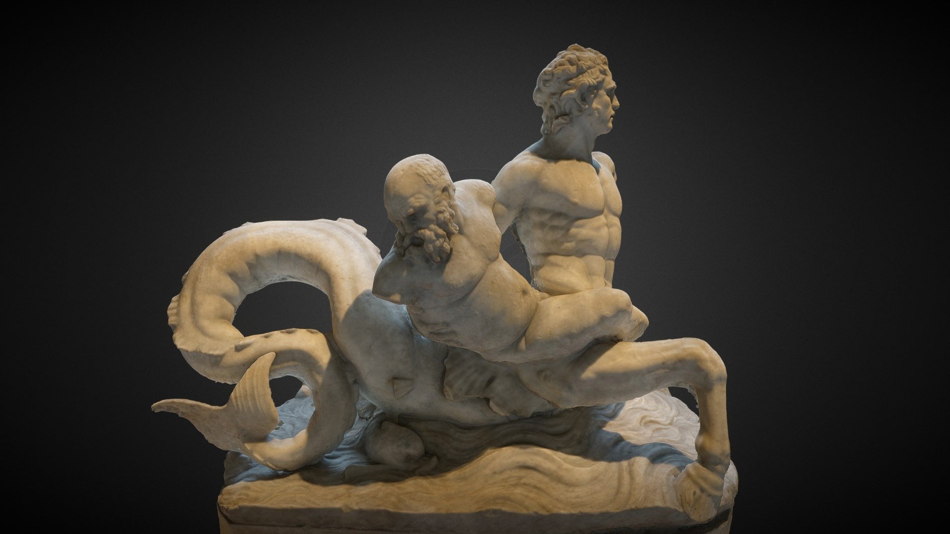Marine Centaur Carrying Silenus _Louvre