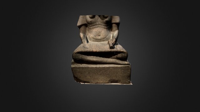 Horemheb is whole again...but headless!! 3D Model
