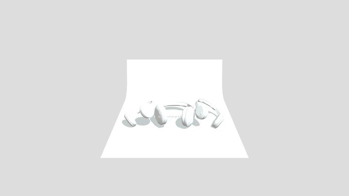 Basic Headphones Design 3D Model
