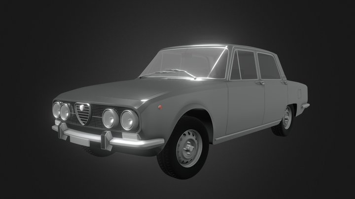 Alfa Romeo Berlina 1971 3D Model