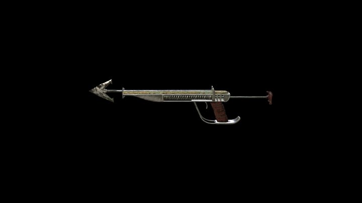 Harpoon Gun 3D Model