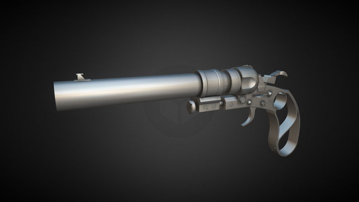 Metro 2033 Ashot Gun 3D Model