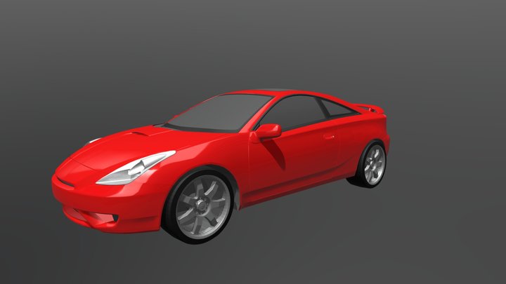 2002 Toyota Celica 3D Model