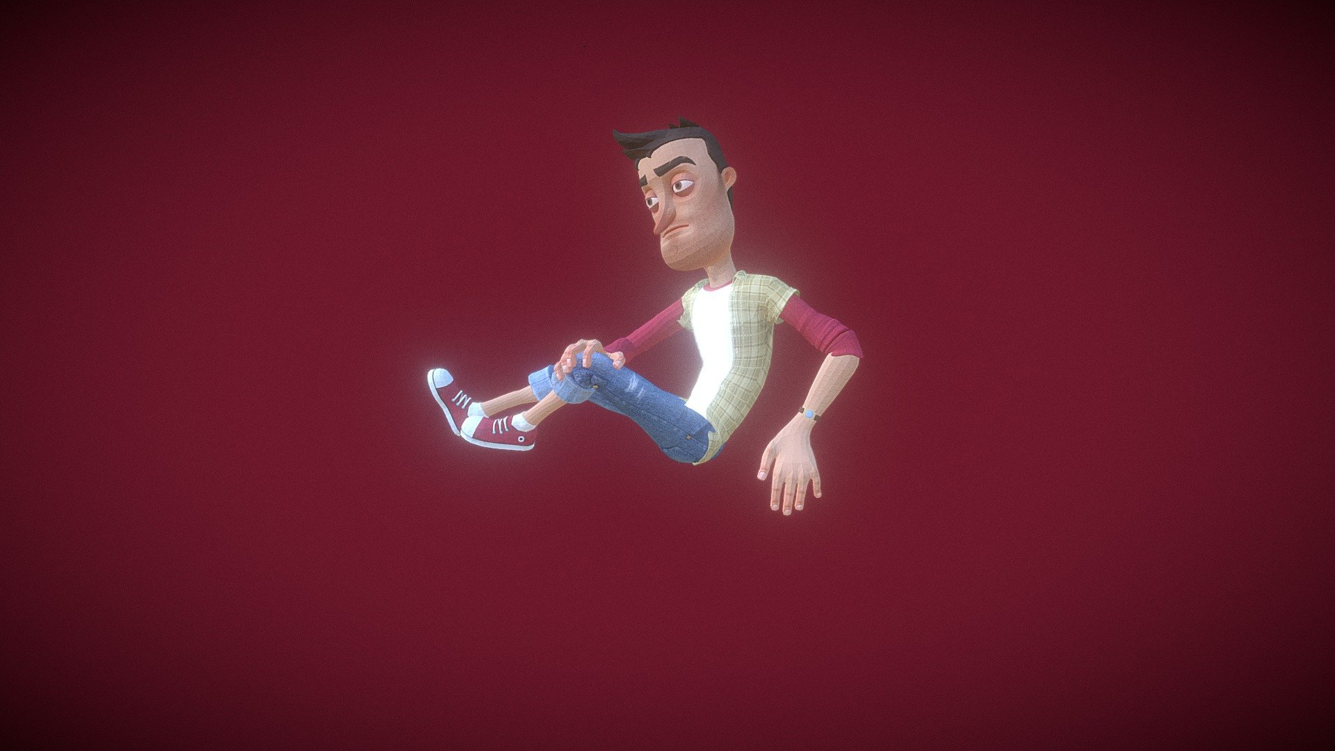 Hello Neighbor Alpha 2: Player Wakeup Scene - Download Free 3D model by ...