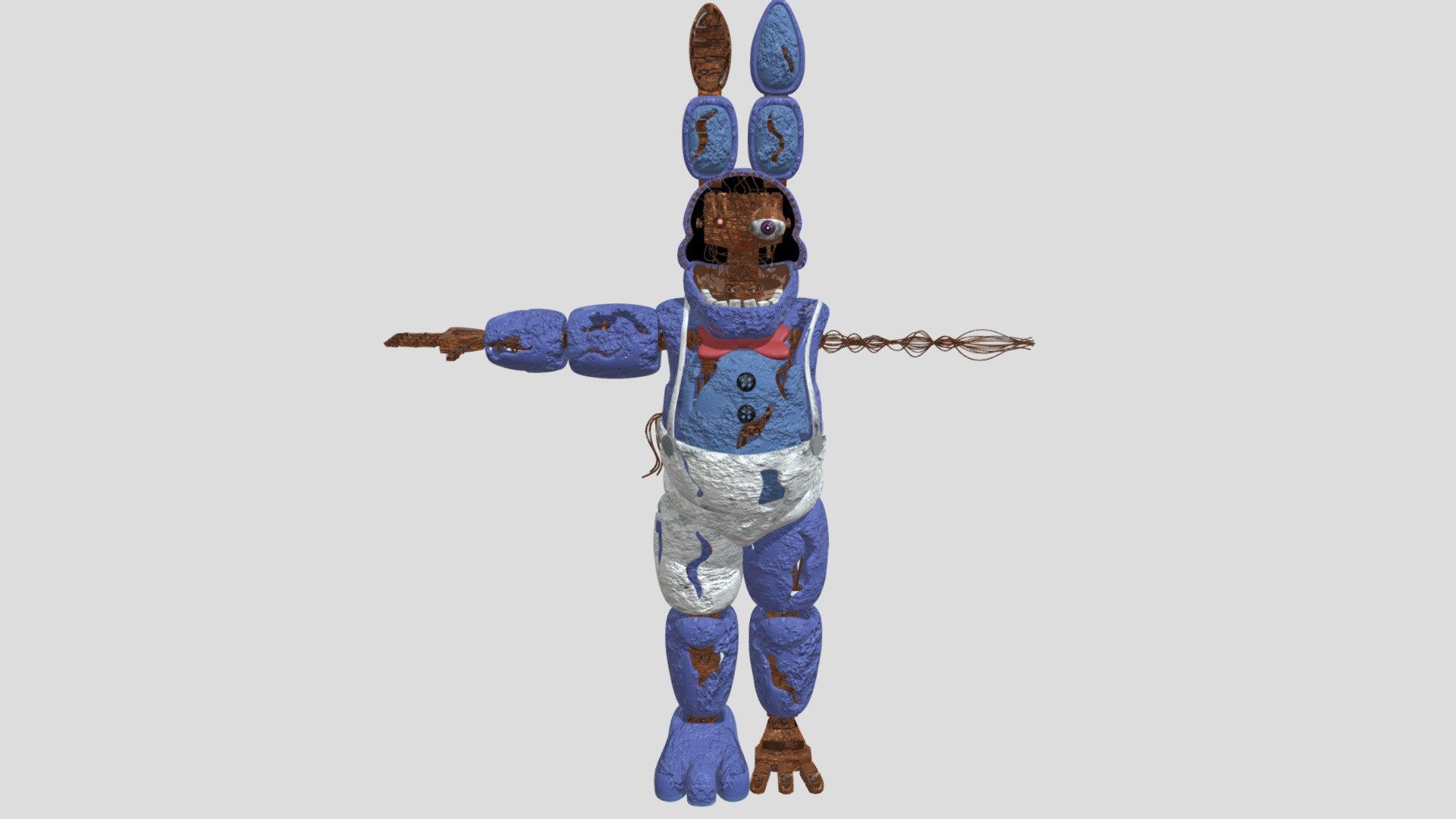 Stylized Withered Bonnie - Download Free 3D model by skylajade69 ...