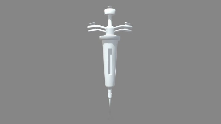 CT4012-2025 Makeshift Syringe "Bottle" 3D Model