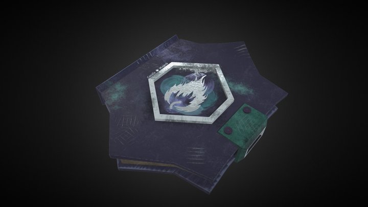 GART 130 Task 1 - Spellbook 3D Model