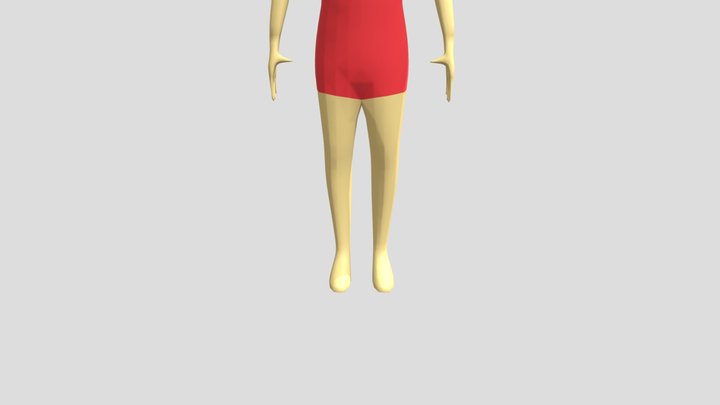 renang gaya bebas 3D Model