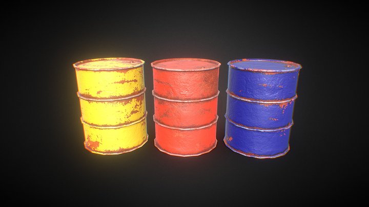Barrel 3D Model