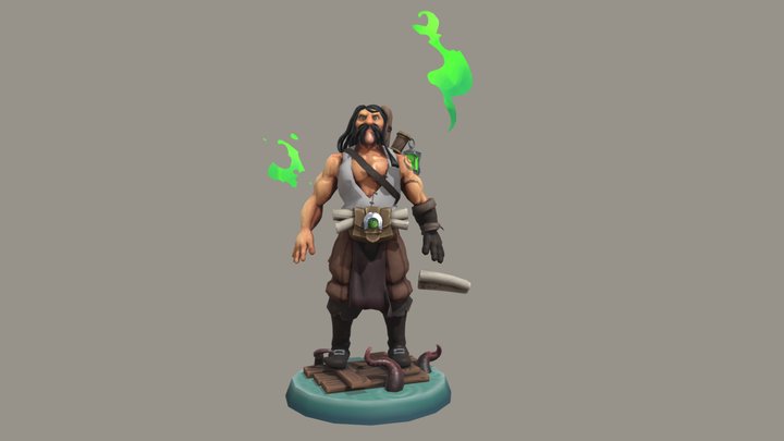Treasure Hunter - Stylised Creation Final 3D Model