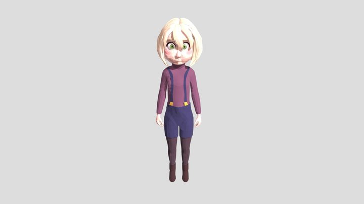 Leah FBX 3D Model