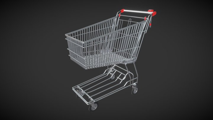 Shopping Cart 3D Model