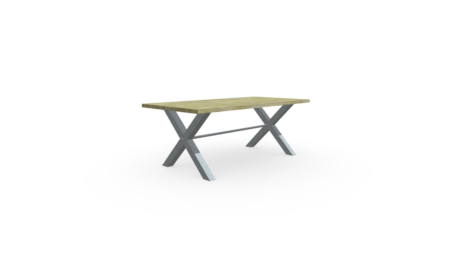 Table 80x80 en Croix