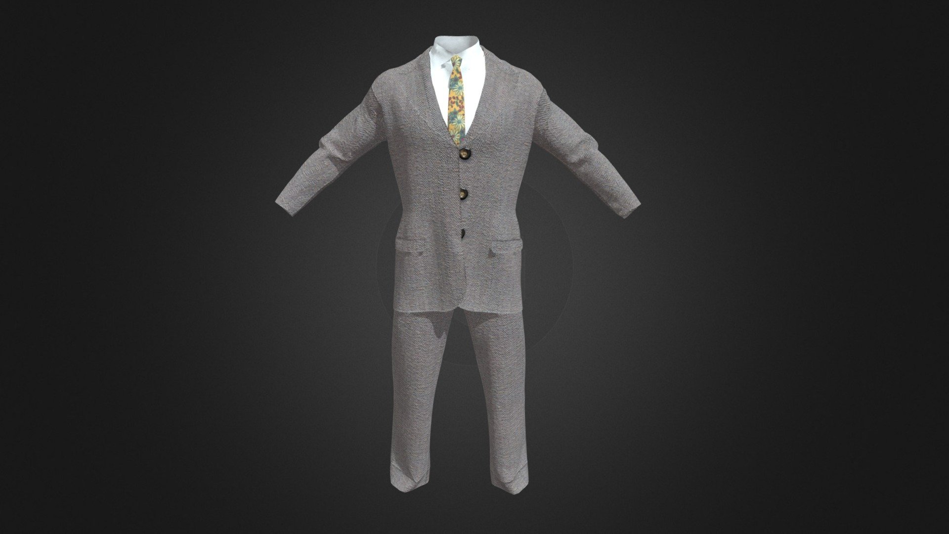 Traje de dos piezas para hombre_01, años 50