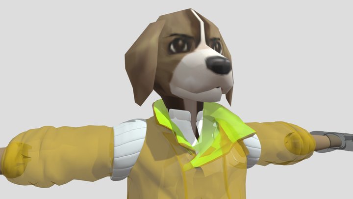 Cornerian Male Civilian 1 3D Model