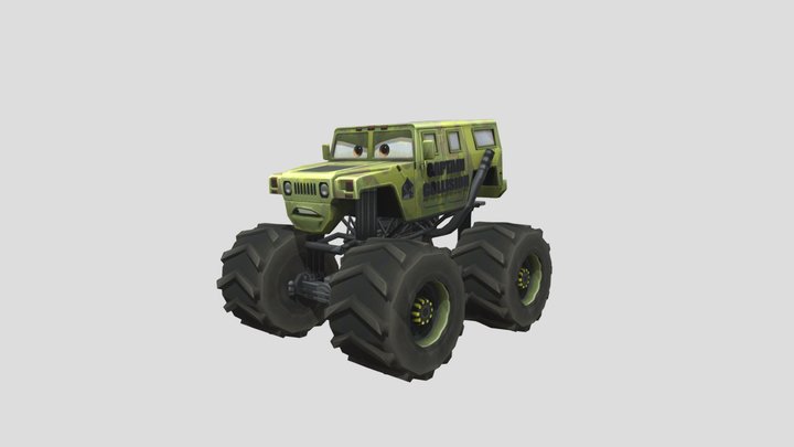 Captain Collision 3D Model