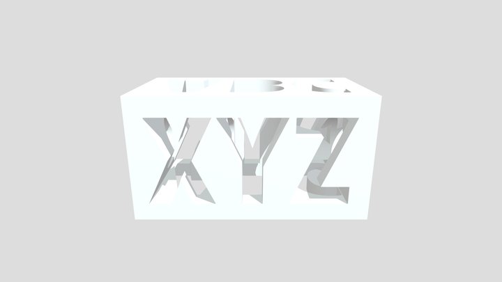 ABCXYZ 3D Model