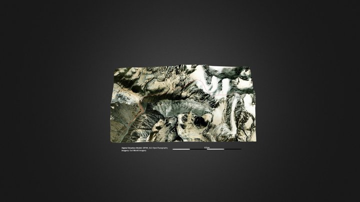 岗什卡主峰 – Modello 3D gratuito STL