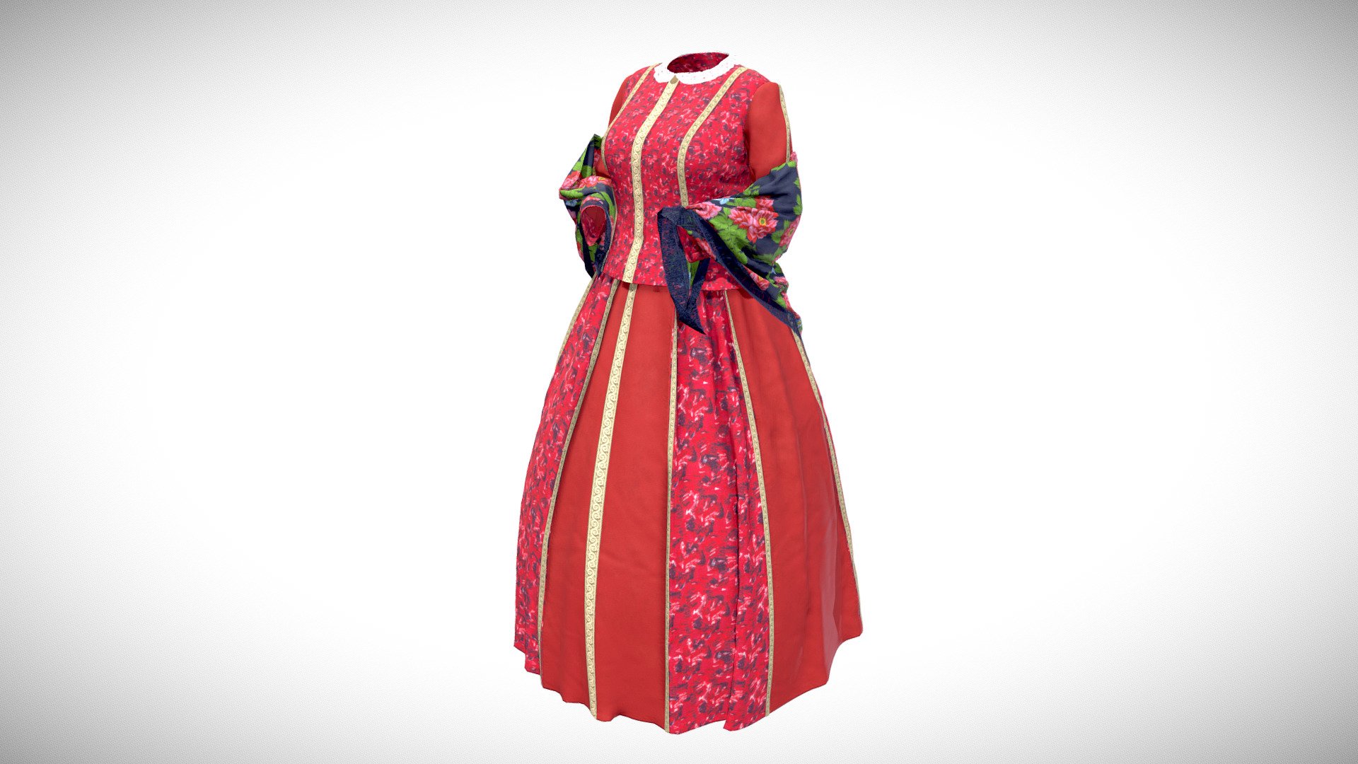 Costume: Belotelova, "What you go for..." — Sketchfab embed 3D viewer