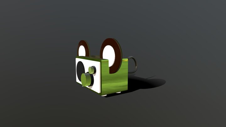 Carbon Fibre Mouse Radio - Demo 3D Model