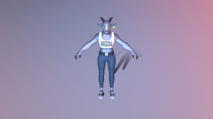 A Goat - Fortnite (FIXED) 3D Model
