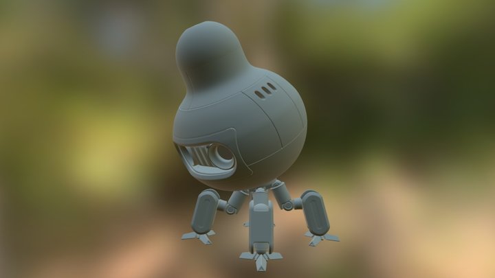 Jake Parker Robot 3D Model