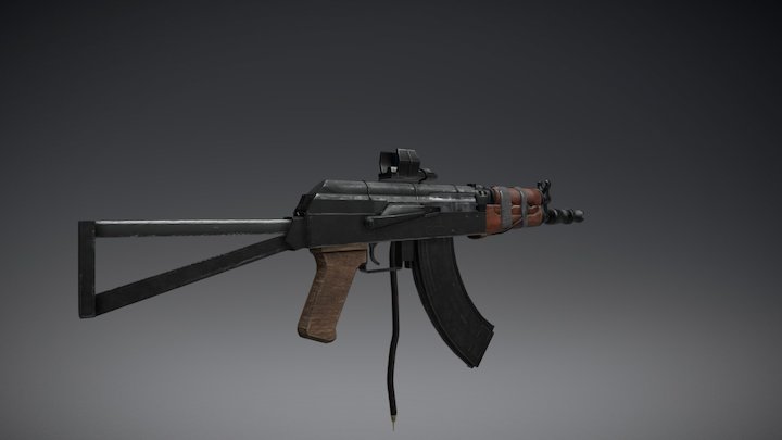 AKS-74u 3D Model