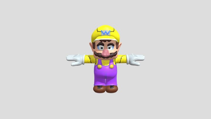 Wario Pixar 2024 jessie mario toy story disney+ 3D Model