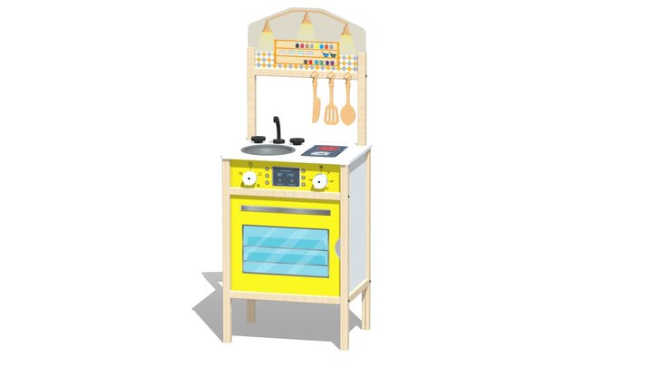 ÇG113 Kitchen Set 3D Model