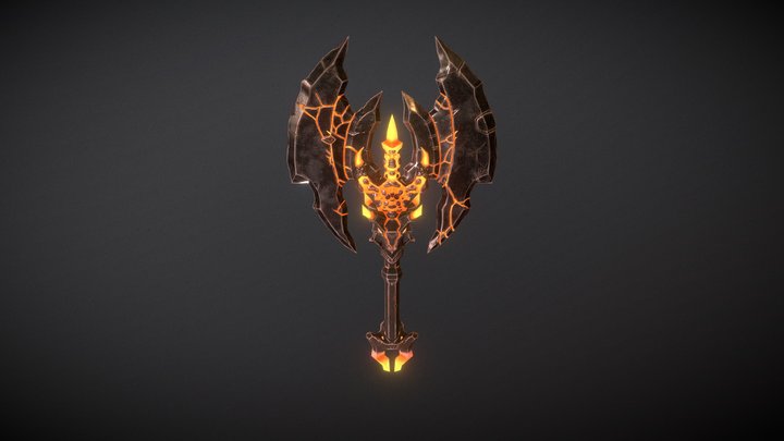 Axe for game 3D Model