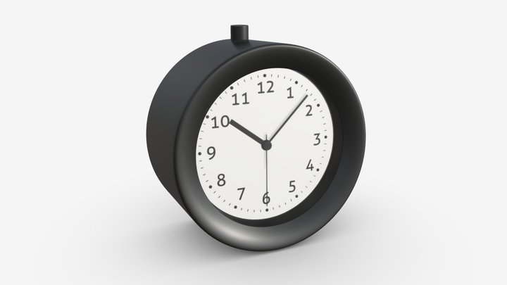 Alarm Clock 05 Modern 3D Model